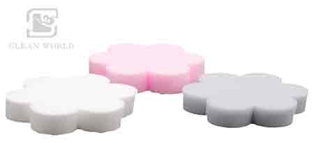 Flower Shape Melamine Foam Sponge