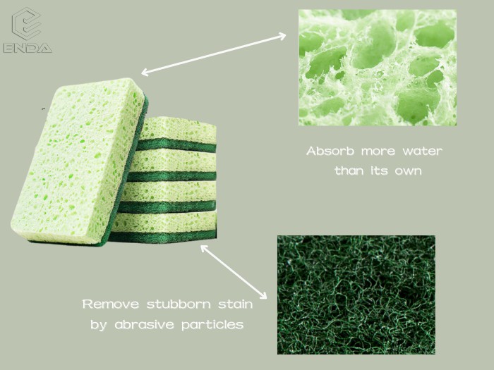 cellulose sponge scourer