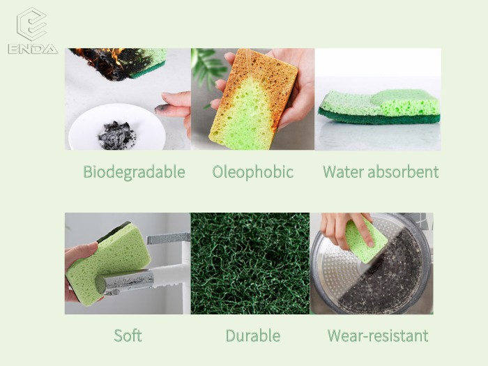 cellulose sponge scourer