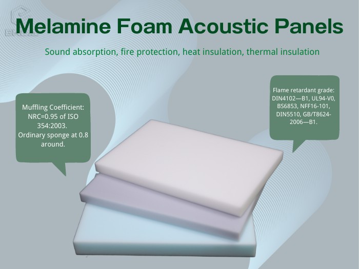 melamine foam acoustic panels