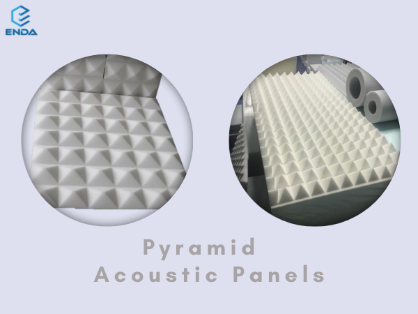 pyramid melamine acoustic foam panel