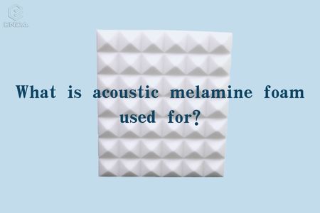 What is acoustic melamine foam used for?
