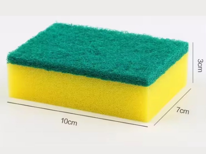 rectangular shape scouring pad sponge.jpg
