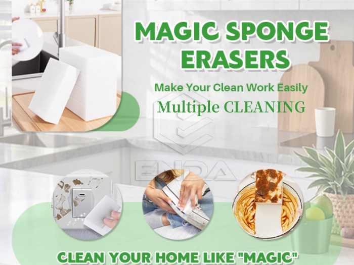 cleaning melamine sponge in British
