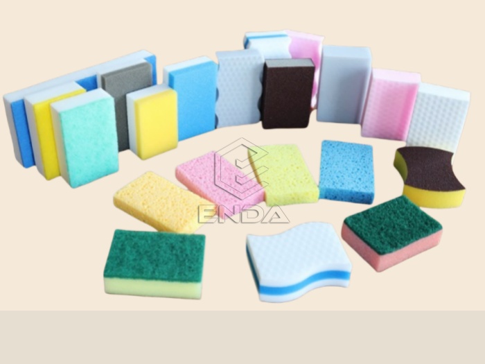 What is the most common type of cleaning sponge?