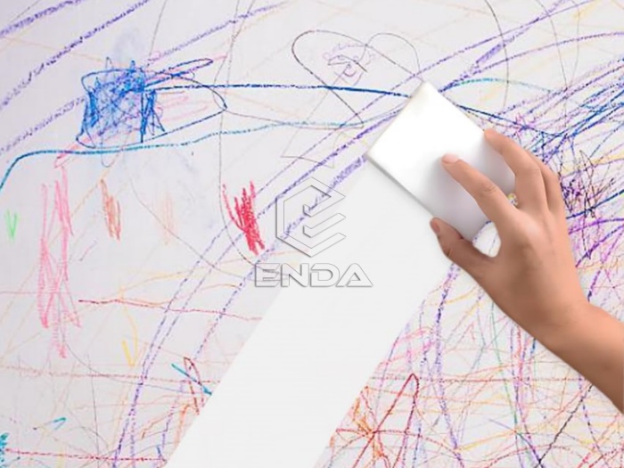 Can you use magic eraser nano sponge on walls?