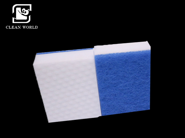 compress melamine scourer sponge