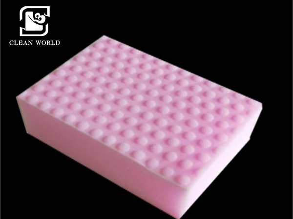 pink compress melamine foam