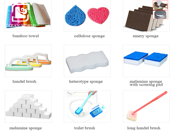 the categories of related cleaning products