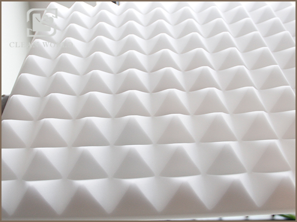 pyramid melamine foam acoustic insulation