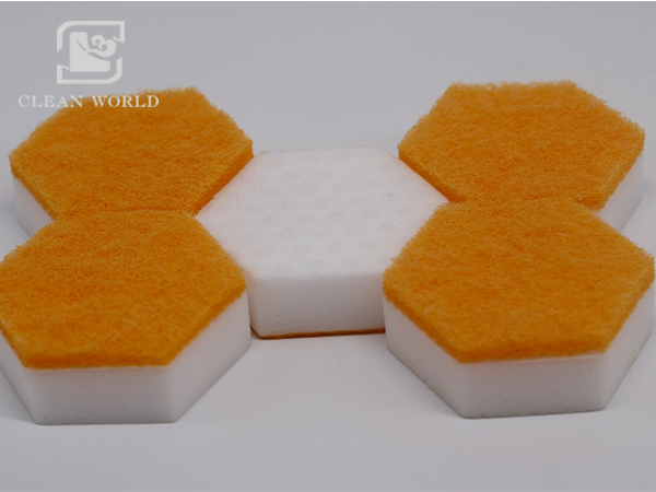 melamine-foam-customized-hexagon-shape