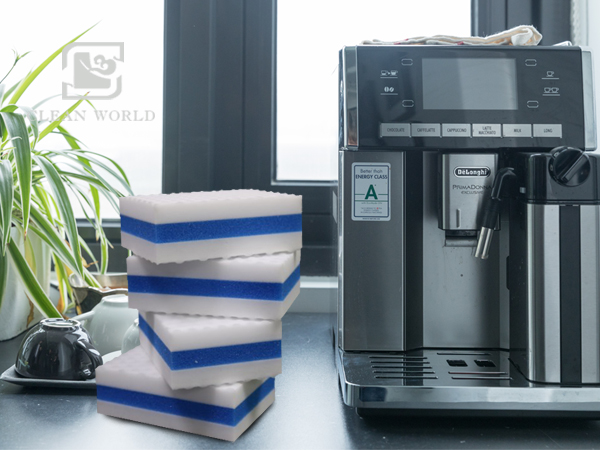 melamine foam sponge for cleaning coffee maker