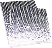 Aislamiento térmico de espuma de melamina con papel de aluminio