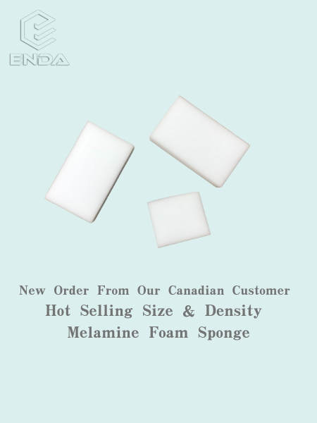 New Order From Our Canadian Customer - Hot Selling Size & Density Melamine Foam Sponge