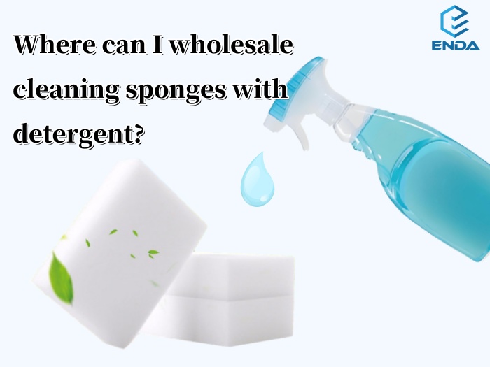 Where can I wholesale cleaning sponges with detergent?