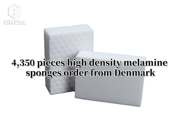 Меламиновые губки высокой плотности, 4350 штук, заказ из Дании.