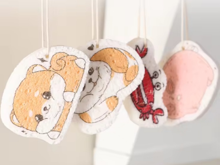 custom wood pulp sponge