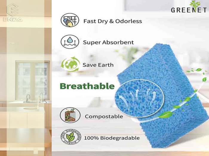 eco-friendly cellulose sponge