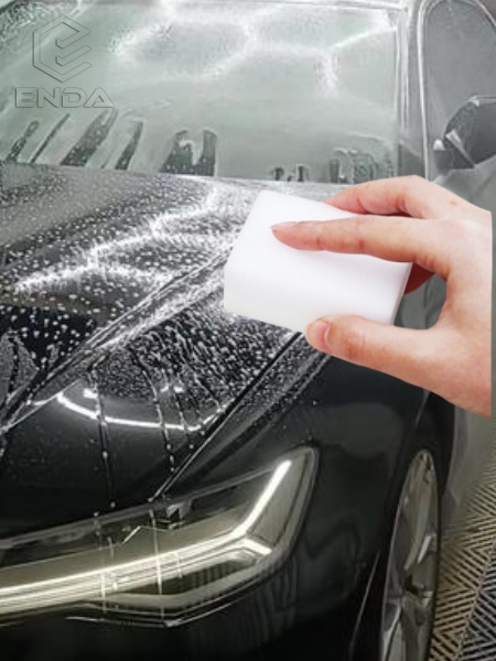 볼리비아 고객이 자동차 청소용으로 흰색 고밀도 매직 스펀지를 구입했습니다.