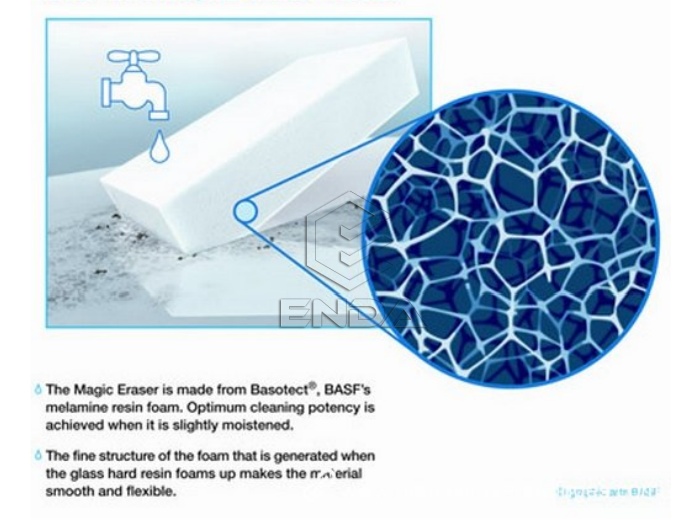 melamine sponge structure