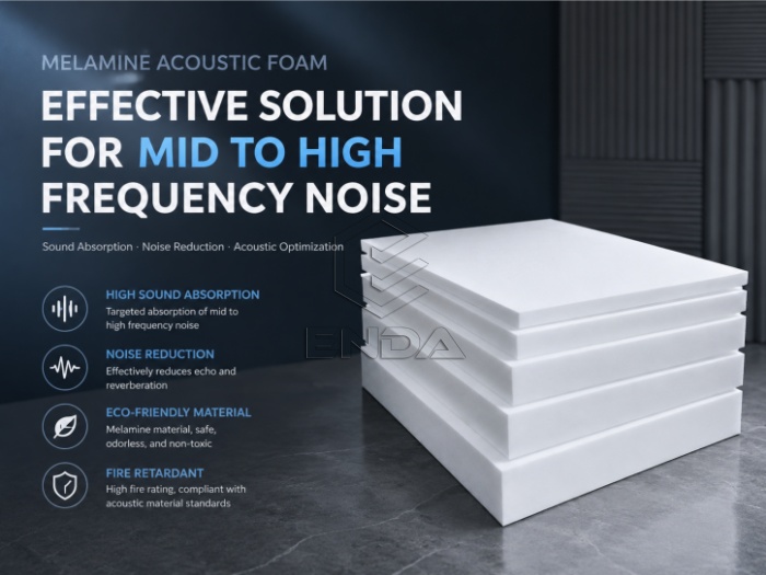 flat melamine acoustic foam