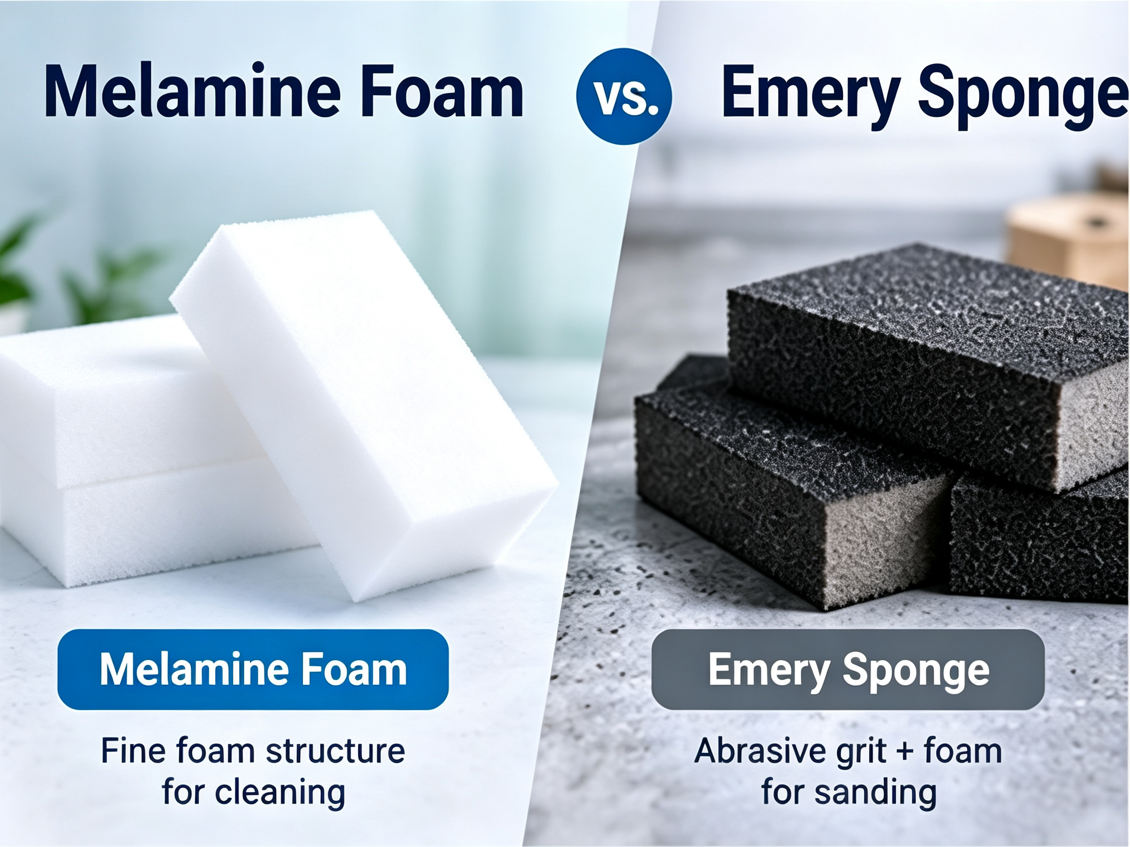 When Should You Choose Melamine Foam Over Abrasive Sanding Sponges for Industrial Cleaning?