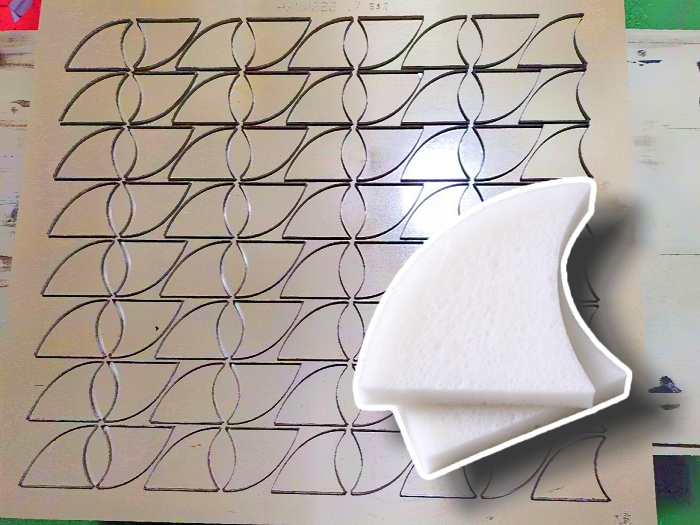 magic sponge cutting mold