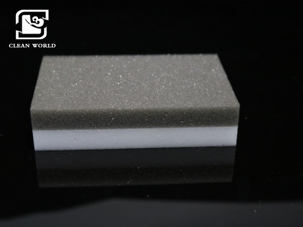 grey melamine foam cleaning sponge