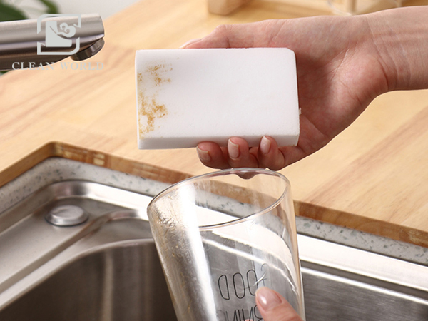Melamine foam eraser for using