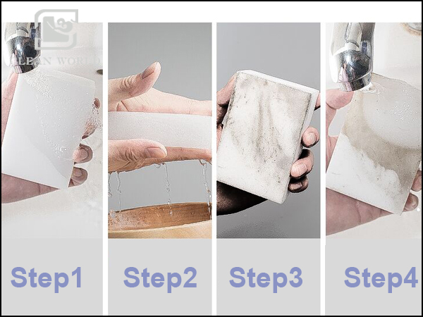 using methods of melamine sponge