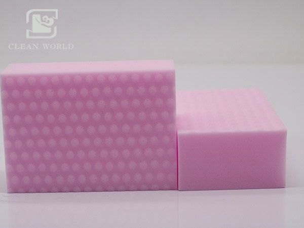 high density pink melamine foam sponges