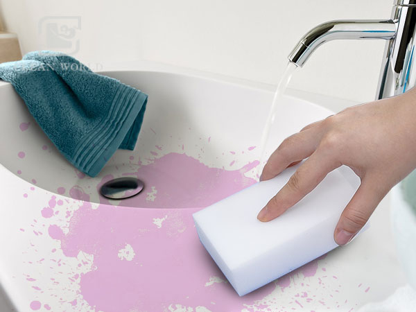 Melamine foam eraser for cleaning
