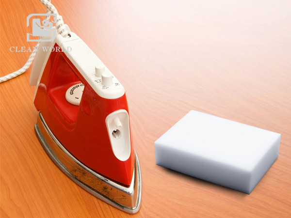Melamine foam sponge for iron cleaning