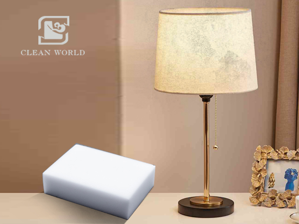 Melamine foam sponge for lampshade cleaning