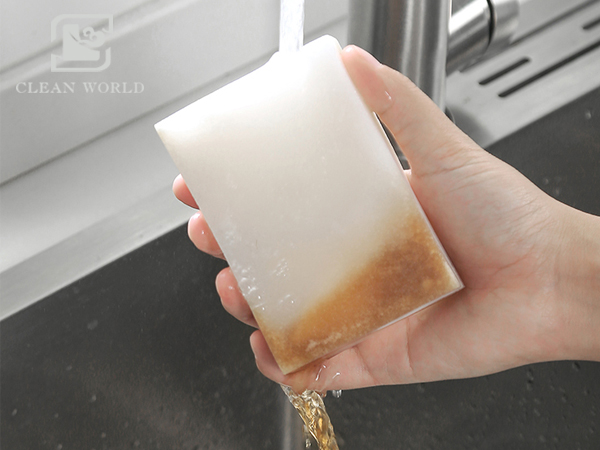 Melamine foam cleaning sponge for reuse