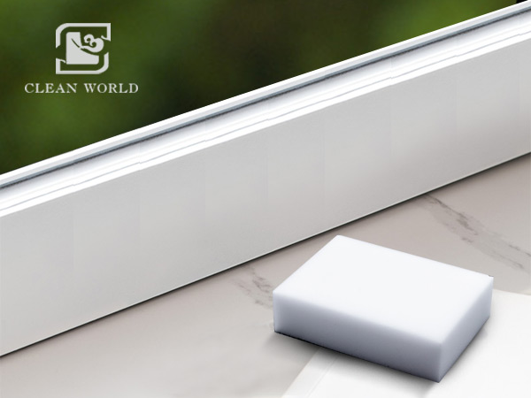 Melamine foam sponge for windows cleaning