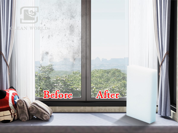 Magic melamine sponge with strong cleaning power