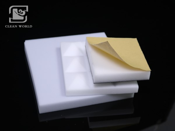 Glue-backed melamine foam acoustic panel