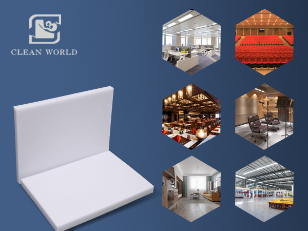 the application of melamine foam panels