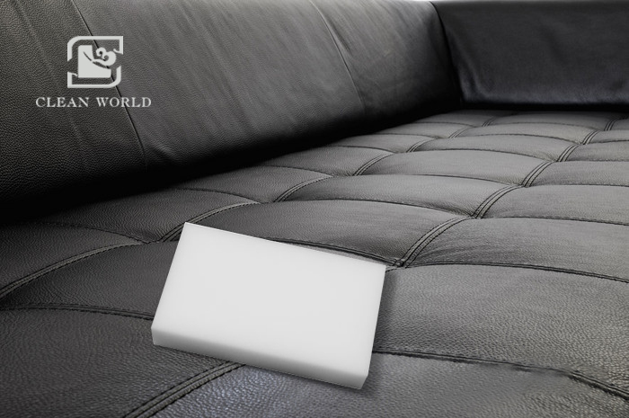 harmless melamine resin foam eraser on sofa cleaning